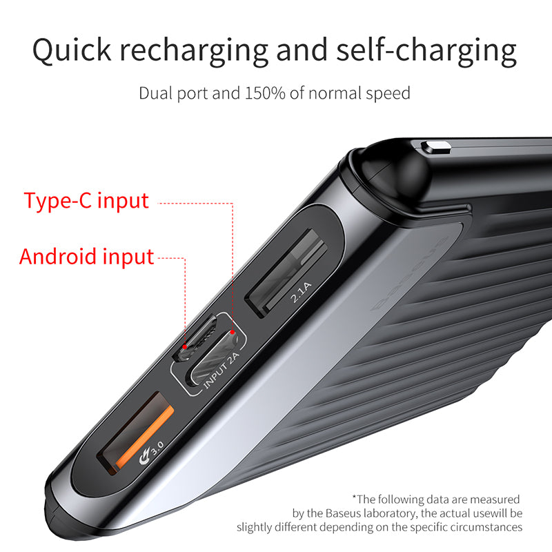 3.0 Power Bank 10000mAh Dual USB
