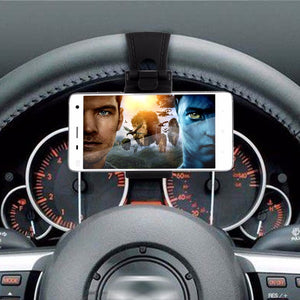 Car Steering Wheel Mobile Phone Holder Clip