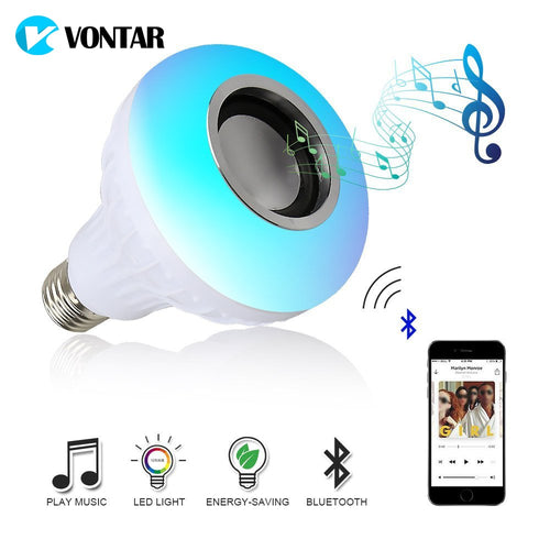 Bluetooth Smart LED Light Speaker with Remote Controler