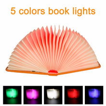 Load image into Gallery viewer, Book Shaped LED Night Lamp