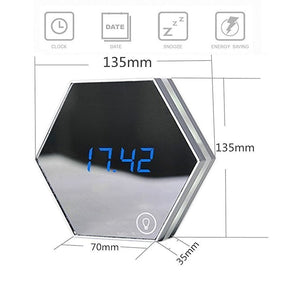 Multi-function Mirror Smart LED Lamp with Time/Alarm/Temperature