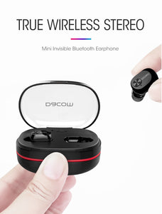 Wireless Mini Earbuds Twins Headset Stereo Bluetooth Earphone  Headphones with 1100mAh Box