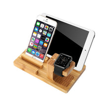 Load image into Gallery viewer, Multi-Function Wood USB Charging Station