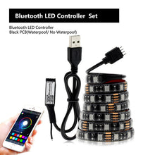 Load image into Gallery viewer, 5V USB LED Strip 5050 RGB TV Background Lighting 60LEDs/m With Music Controller 50cm 1m 2m Set.